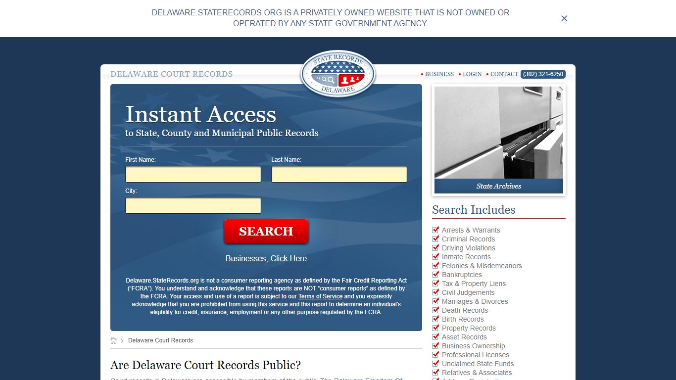 Delaware Court Records | StateRecords.org